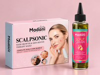 1 Scalpsonic Wand + 1 Scalp Stimulator Hair Oil 4oz